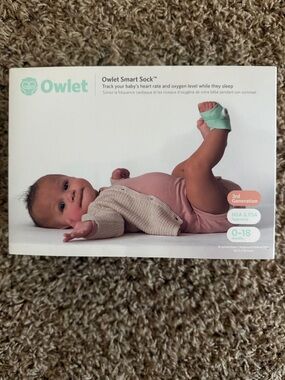 Owlet Smart Sock Baby Monitor - Mint Green (3rd Generation)